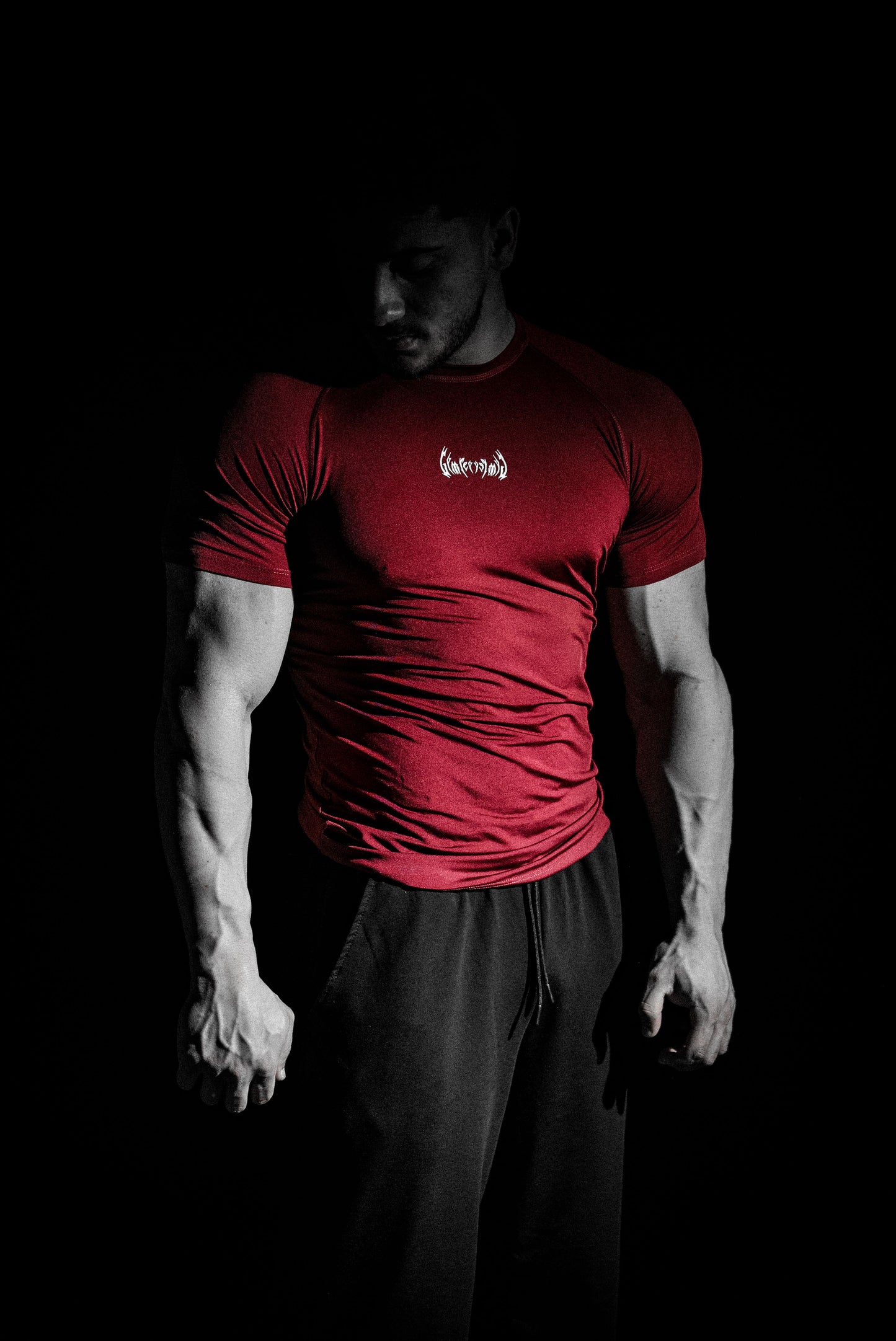 DARKBASE RED COMPRESSİON T-SHİRT