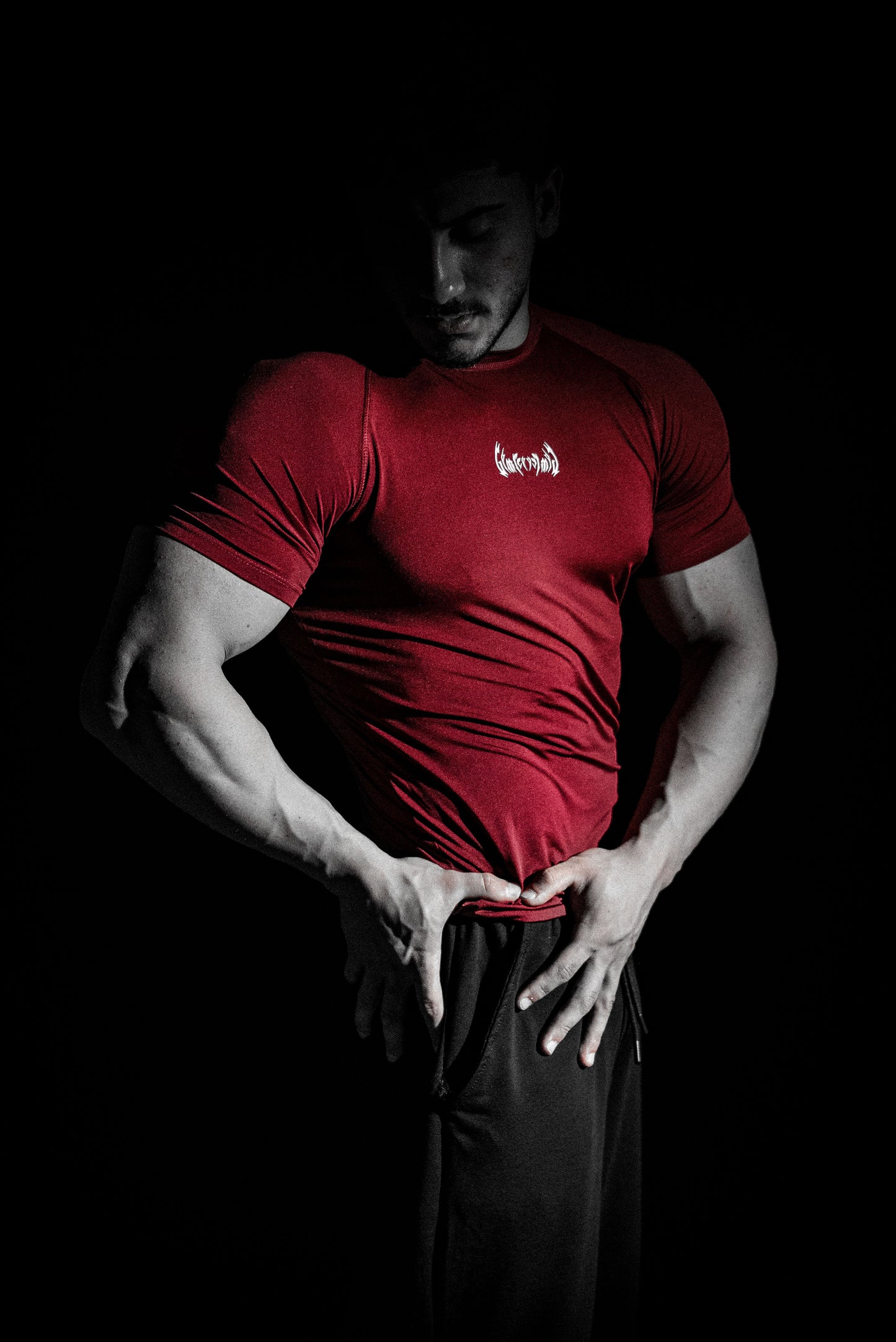 DARKBASE RED COMPRESSİON T-SHİRT