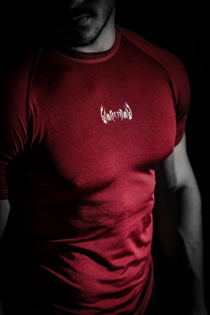 DARKBASE RED COMPRESSİON T-SHİRT