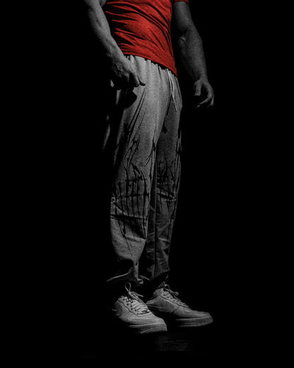 BLOODLUST WHİTE OVERSİZE EŞOFMAN