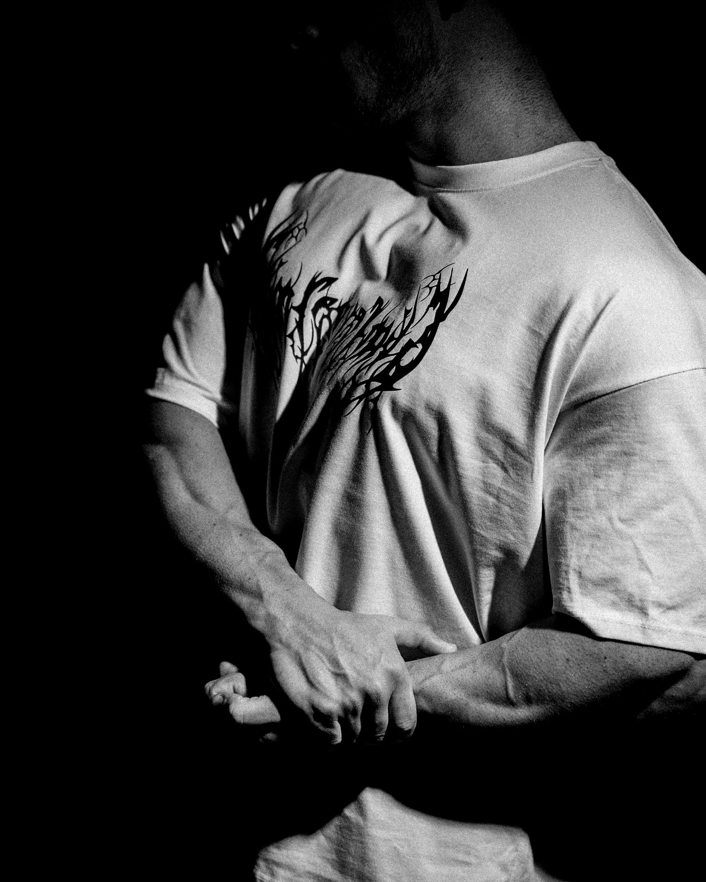 BLOODLUST WHİTE OVERSİZE T-SHİRT