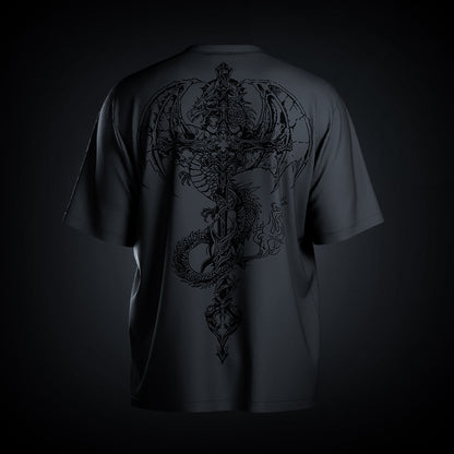 SHADOW BLADE DARKSİDE OVERSİZE T-SHİRT