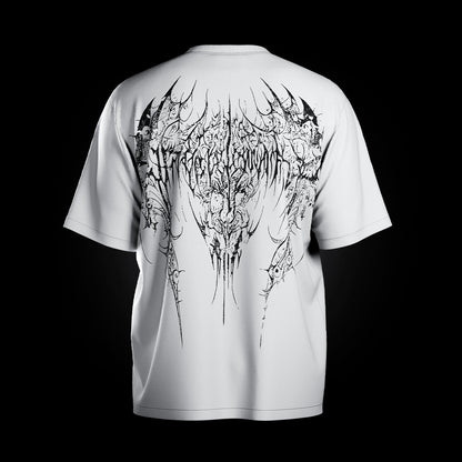 BLOODLUST WHİTE OVERSİZE T-SHİRT